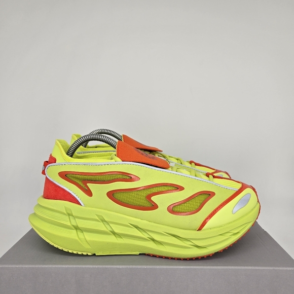 New adidas Adistar by Stella McCartney Orange Preloved Lime Women's Shoes Size 8 - Picture 3 of 8